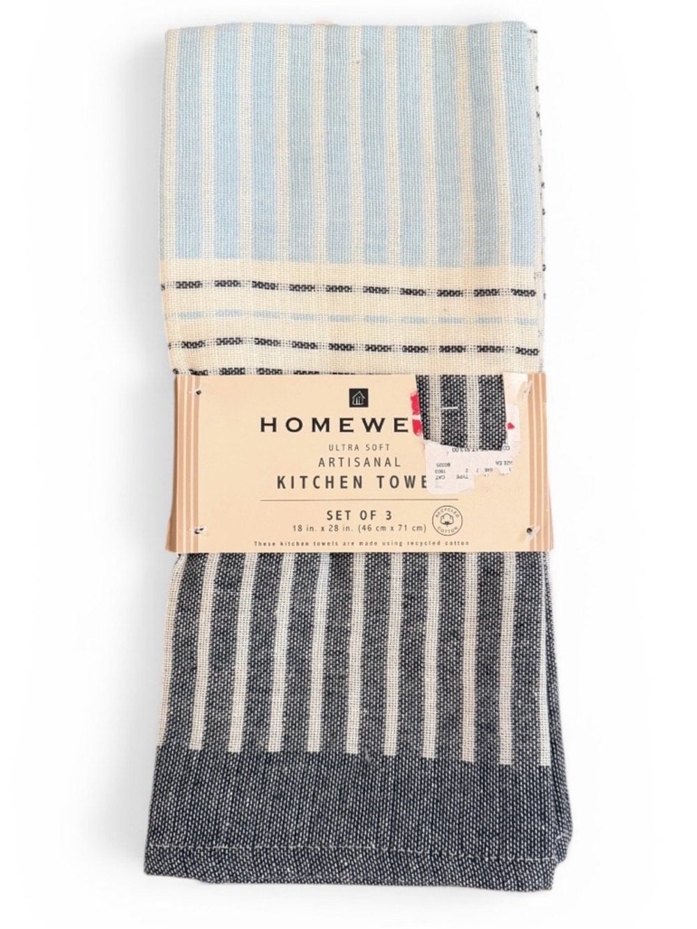 Homewear Set of 3 Artisanal Kitchen Towels NWT